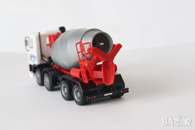 HERPA H0 1/87 DAF 95 БЕТОНОВОЗ МИКСЕР КАМИОН МОДЕЛ, снимка 6 - Колекции - 53655099