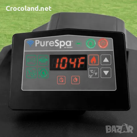 Надуваемо джакузи Intex PureSpa Bubble Deluxe, 6 места, 140 въздушни струи, тъмно сиво, снимка 7 - Басейни и аксесоари - 50084004