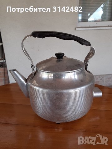 електрически чайник алуминиев, снимка 1 - Съдове за готвене - 41182453
