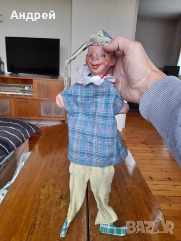 Стара кукла за куклен театър Буратино,Пинокио #2, снимка 4 - Други ценни предмети - 53166972