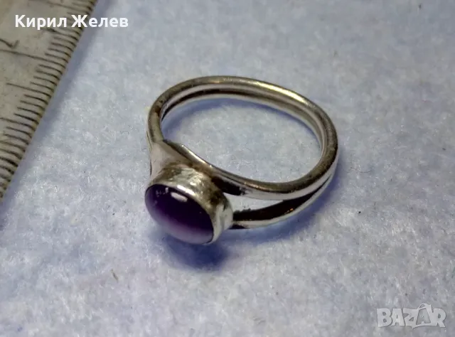 КРАСИВ РЕТРО АРТ СКЪПОЦЕНЕН СРЕБЪРЕН ПРЪСТЕН СРЕБРО 925 МАЙСТОРСКА ИЗРАБОТКА 47477, снимка 8 - Пръстени - 50354719