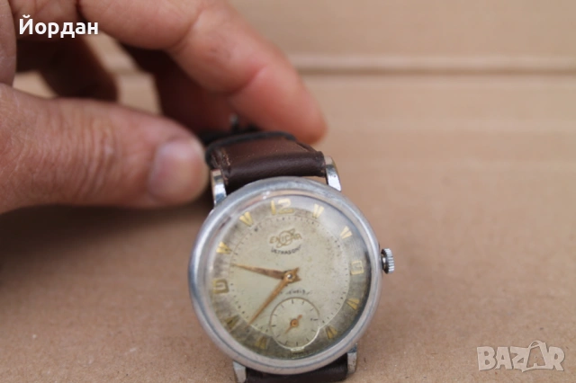 Швейцарски мъжки часовник ''Enicar" /калибър 1292 17 камъка/, снимка 3 - Мъжки - 53444647