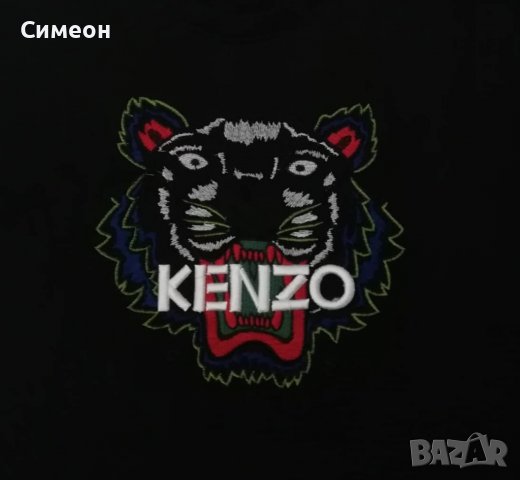 KENZO Paris Tiger Sweatshirt оригинално горнище L памучна блуза, снимка 3 - Блузи - 38825691