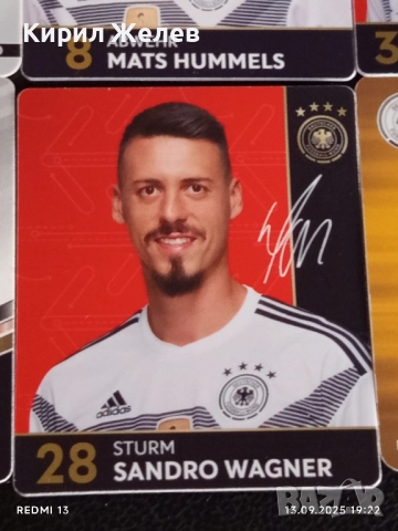 Колекционерски картички на футболисти ТИМО ВЕРНЕР,МАНУЕЛ НОЕР,МАТС ХУМЕЛС 51010, снимка 6 - Колекции - 51703783