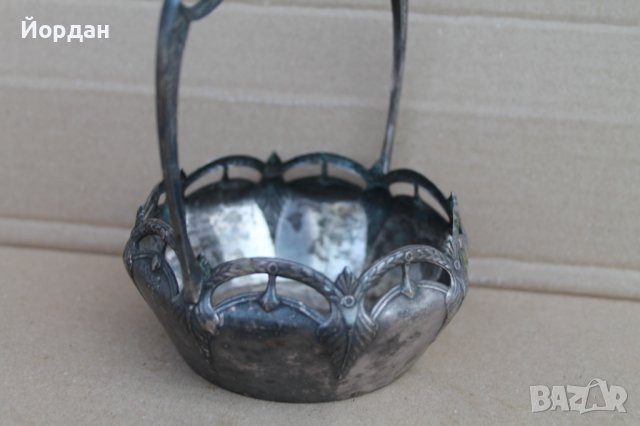 Посребрена бонбониера, снимка 5 - Други ценни предмети - 41340883