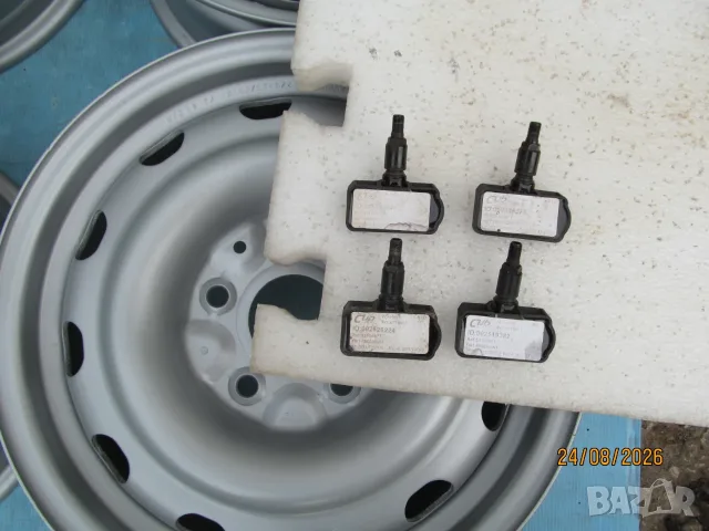   Метални джанти  с датчици за налягане в гумите  16 цола  5 x 127 mm. за - Fiat Freemont, снимка 14 - Гуми и джанти - 55791893