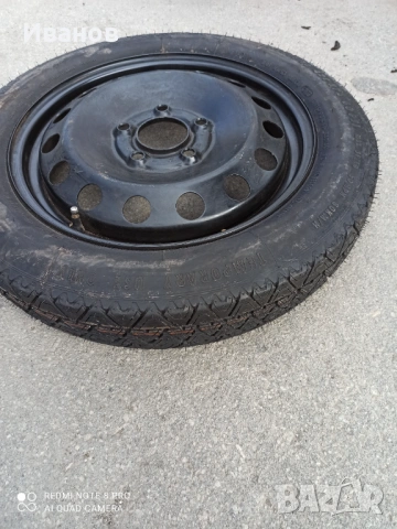 Оригинална джанта с гума тип патерица за бмв 16цола, снимка 4 - Гуми и джанти - 53835266