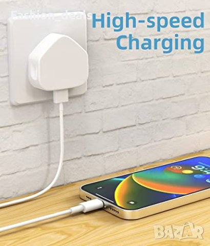 Нови 2 брoя Зареждащи Кабели iPhone 1M + Портативен Адаптер, снимка 5 - Друга електроника - 42621294