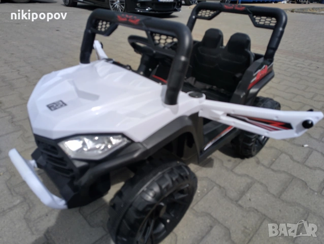 TEXAS акумулаторен джип FAST UTV бял, снимка 9 - Детски велосипеди, триколки и коли - 53569306