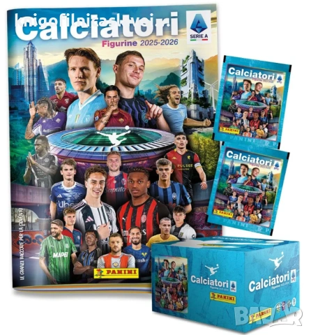 Албум за стикери Calciatori 2026 (Италианското първенство сезон 2025/2026) (Панини)