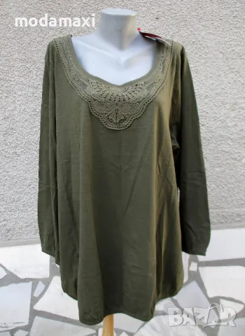  3XL/4XL  Нова  блуза  Sheego  милитъри 