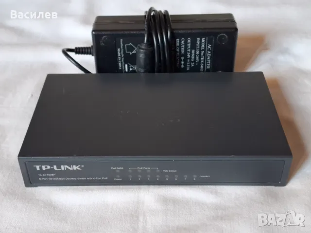 Суич за видеонаблюдение: UTEPO Switch 4 POE + 2, снимка 3 - Други - 49141569