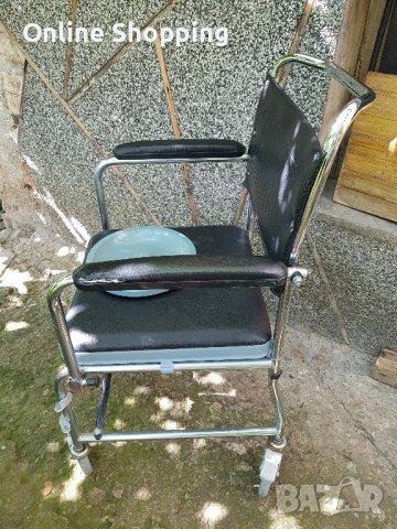 Инвалиден стол санитарен, снимка 4 - Тоалетни столове - 41480240