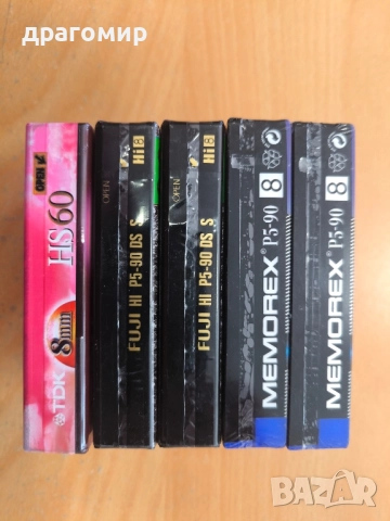 видеокасети видео 8, снимка 4 - Камери - 52142191