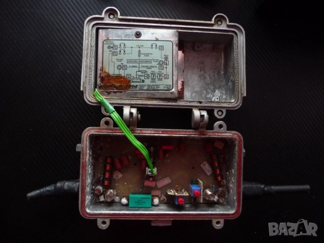 Усилвател за кабелна телевизия програми външен монтаж кутия херметическа водоустойчива електроника, снимка 2 - Приемници и антени - 52341932