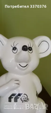 Порцеланова фигура за прибори-мишка+ 6 вилички, снимка 3 - Аксесоари за кухня - 47520223