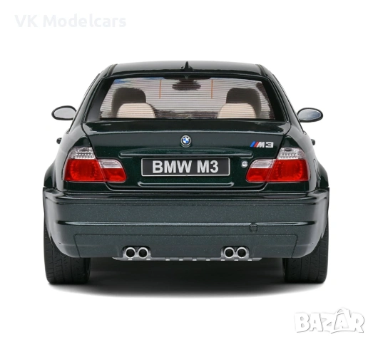 2000 BMW E46 M3 Coupe 1:18 Solido, снимка 4 - Колекции - 53462102