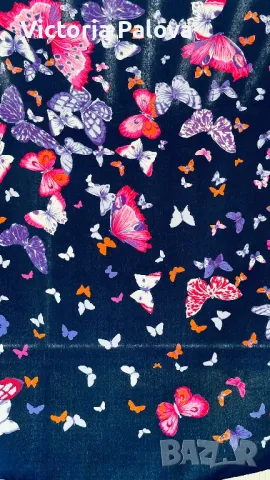 Красив шал 100% коприна Италия, снимка 3 - Шалове - 49916256