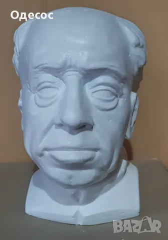 Учебен гипсов модел на ренесансова глава, снимка 1