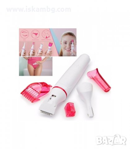 ТРИМЕР ЗА ТЯЛО И ЛИЦЕ С РАЗЛИЧНИ ПРИСТАВКИ SWEET SENSITIVE PRECISION ЗА ЖЕНИ - код 1766, снимка 10 - Тримери - 33982089