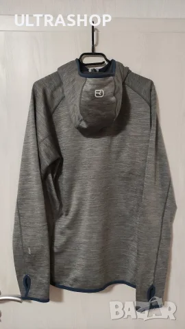 Мъжко горнище Ortovox Melange Merino Fleece Hoodie размер L, снимка 3 - Суичъри - 56153349