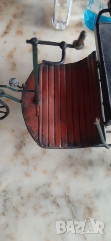 Ретро метална количка -60 лв, снимка 3 - Антикварни и старинни предмети - 41640432