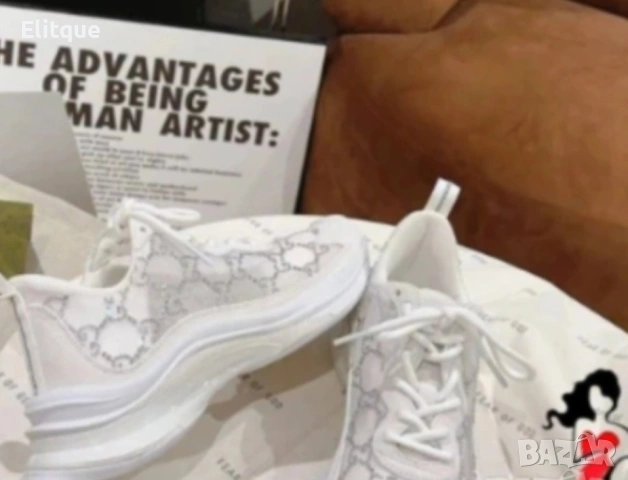 дамски летни маратонки Gucci , снимка 6 - Маратонки - 53580479