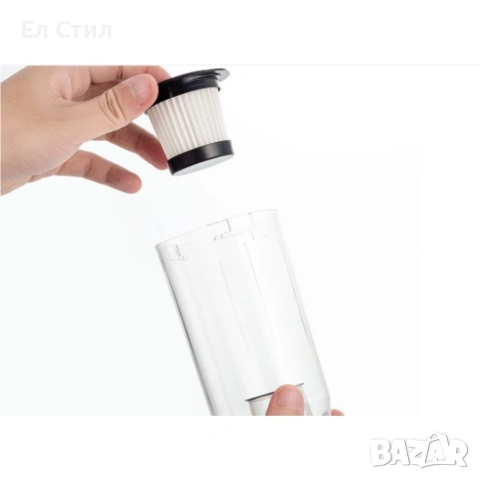 Акумулаторна домакинска ръчна прахосмукачка с 5 накрайника, снимка 6 - Прахосмукачки - 53563884