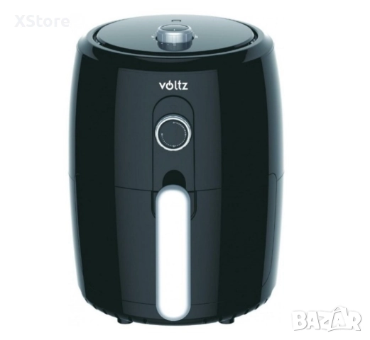 Фритюрник с горещ въздух Voltz V51980L – 2 л, 1000 W, черен, снимка 3 - Фритюрници - 52430760