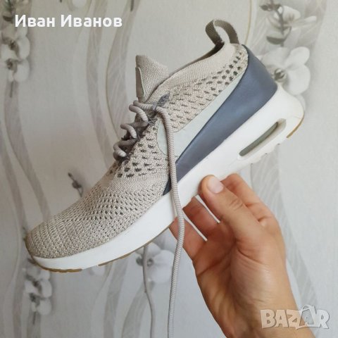 маратонки  Nike  Air Max Thea Ultra Flyknit 'Pale Grey' номер 40 881175-005, снимка 9 - Маратонки - 41000303