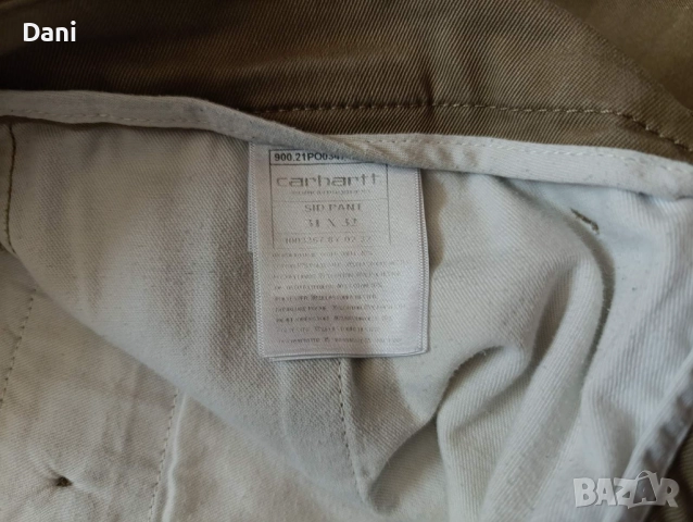 Carhartt WIP Sid Pant панталон, снимка 3 - Панталони - 51839660