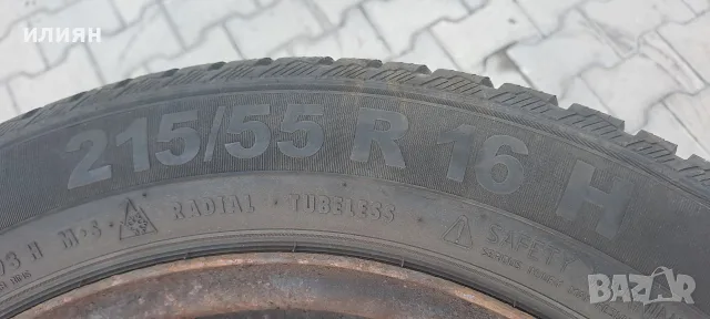 зимни гуми Semperit 215 55 16 215/55/16 2018г 6мм грайфер , снимка 4 - Гуми и джанти - 55970527