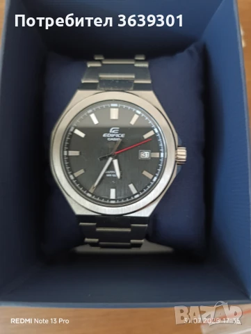 Касио едифайс сапфир-стъкло, снимка 2 - Мъжки - 51205919