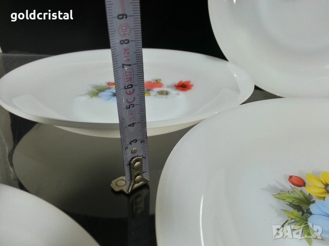 френски аркопал чинии дълбоки , снимка 6 - Антикварни и старинни предмети - 53237856