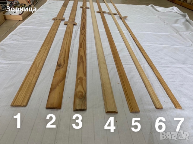 Дървени лайсни , снимка 5 - Строителни материали - 36070876