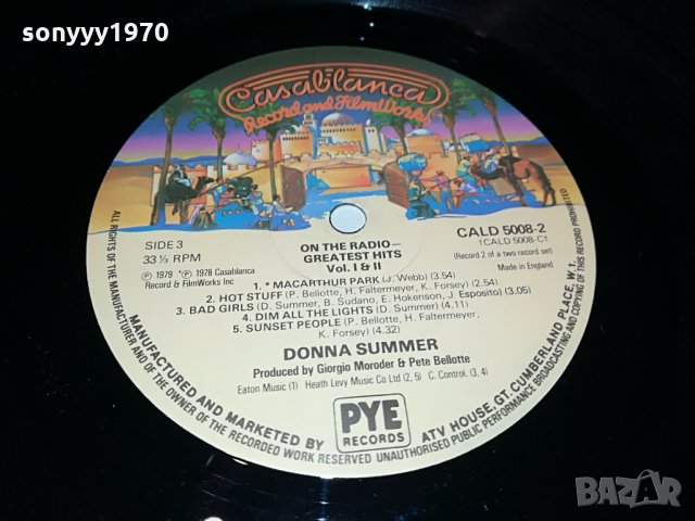 поръчани-DONNA SUMMER ПЛОЧИ 2БР-ВНОС ENGLAND 0703222009, снимка 18 - Грамофонни плочи - 36027499