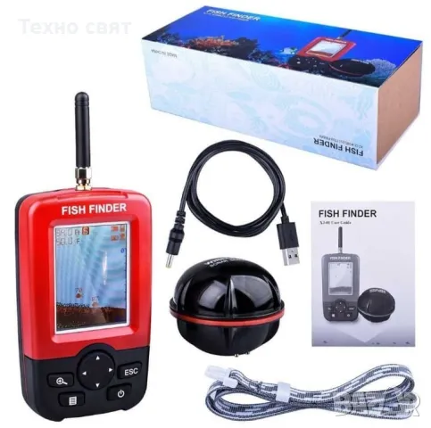 Сонар за риба/риболов/Fish Finder безжичен професионален ,обхват 200 м, снимка 4 - Стръв и захранки - 48918026