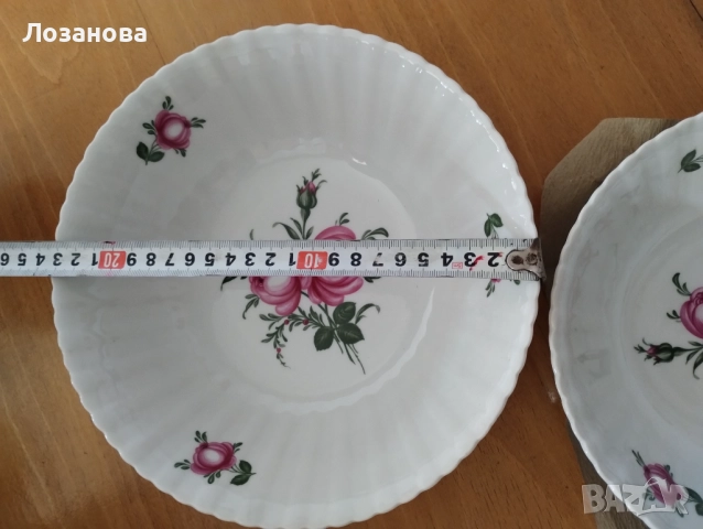 Немски порцеланов сервиз от 22 части Seltmann Weiden, Bavaria, 1975-80, снимка 3 - Сервизи - 52235307