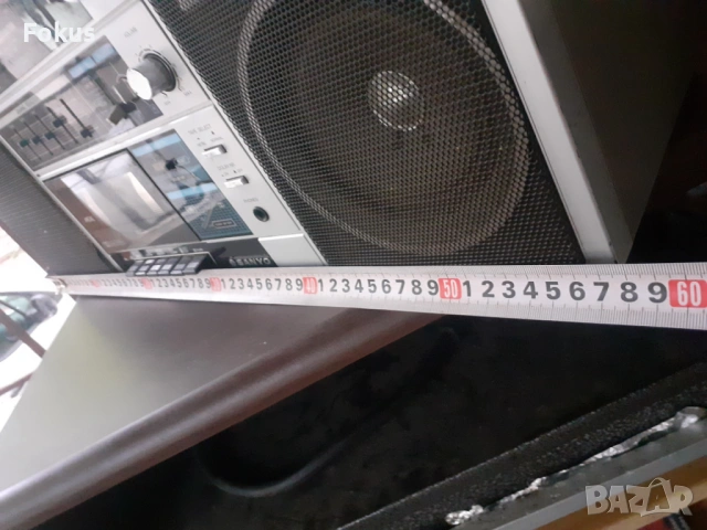 Стар колекционерски радио касетофон - Sanyo C 30 - Уникален, снимка 7 - Антикварни и старинни предмети - 53266881