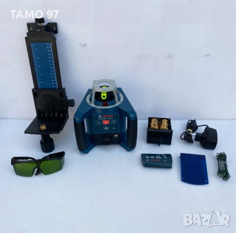 BOSCH GRL 300HVG - Ротационен лазер със зелен лъч!, снимка 2 - Измервателни инструменти - 41373072