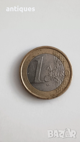 Монета - 1 ЕВРО - 2002г. - Ветрувиански човек - Италия, снимка 5 - Антикварни и старинни предмети - 53722953