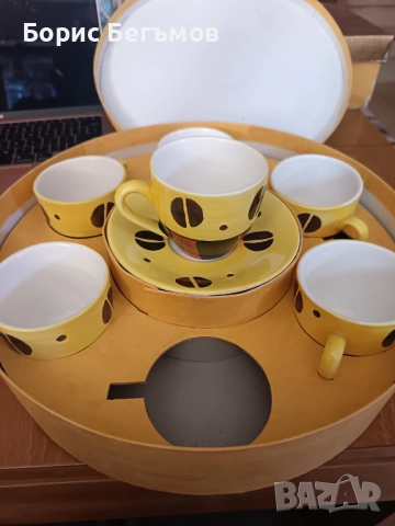 Керамичен сервиз за кафе, снимка 3 - Сервизи - 52339885