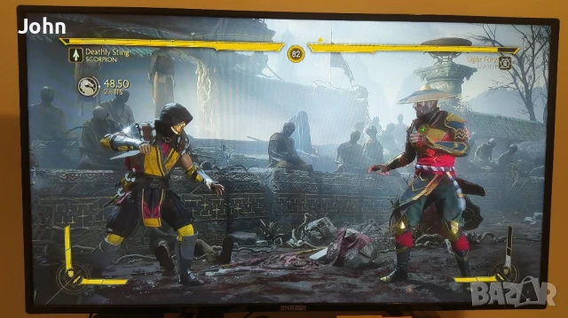 PS 4 slim 500 гб + Джойстик + Mortal Kombat 11 + Кабели | Почистена | PS4 , снимка 6 - PlayStation конзоли - 50968175