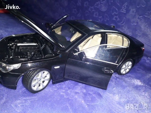 BMW Е60  530 i 2003 Black Sapphire 1.18 JADI modelcraft. , снимка 2 - Колекции - 36057072