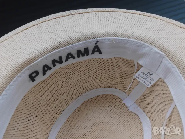 Унисекс Шапка Panama естествен бежов цвят - НОВА!, снимка 2 - Шапки - 55790993