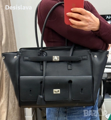 Дамска чанта естествена кожа, снимка 4 - Чанти - 53237590