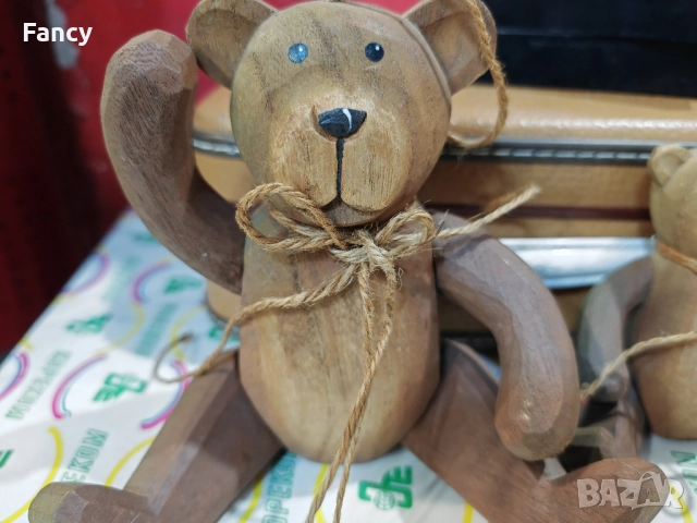 Ръчно изработени дървени мечета, снимка 7 - Антикварни и старинни предмети - 52481462