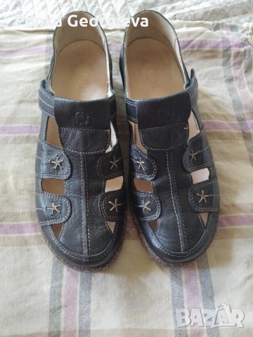 черни,39- стелка 25,5 Естествена кожа- Маркови