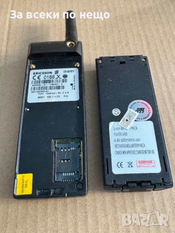 Ретро GSM ERICSSON GA 628 , с оригиналната си кутия , зарядно и калъф , ERICSSON GA628, снимка 17 - Други - 53721208