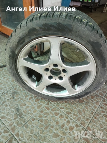 Продавам резервна алуминиева джанта с зимна гума 5х112 17 ка, снимка 6 - Гуми и джанти - 52475949